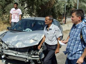 Tren kazası ucuz atlatıldı