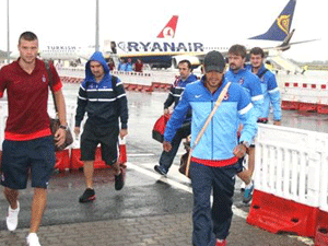 Trabzonspor İrlanda'ya indi
