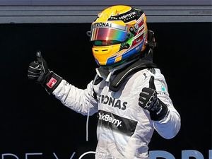 Macaristan'da zafer Hamilton'ın