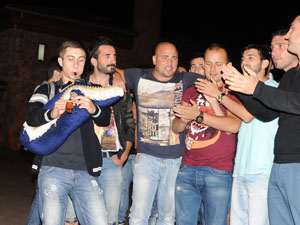 Karadeniz'de sahur da renkli!