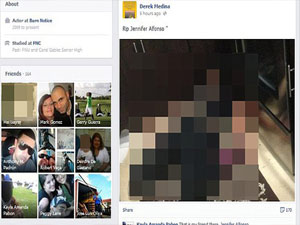 Cinayetin fotoğrafını Facebook’a koydu