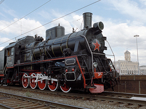 Hırsızlar lokomotif çaldı