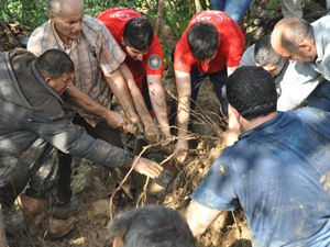 Heyelanda kayboldu bakın nasıl bulundu...