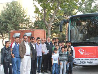 Şehit  çocukları Karadeniz'de moral buldu