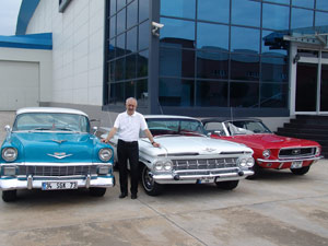 Başkanın antika otomobil tutkusu..