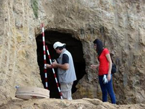 Samsun'da tarihi mezar bulundu