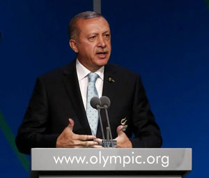 Başbakan'ın olimpiyat konuşması!