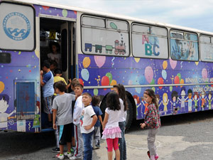 Trabzon'da  "Oyun Otobüsü"