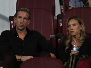 Janko tribünden izledi