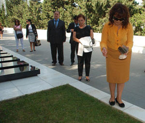 Kafkas Şehitliği'ne Giresun toprağı!