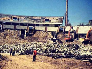 Stadın altından define mi çıtı?