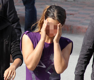 Hırsızlık yapan genç kız tutuklandı