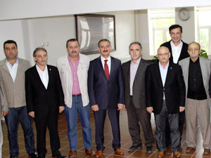 Başkanlardan Dündar'a ahilik ziyareti