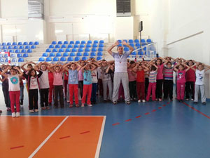 Beşikdüzü'nde voleybol sevgisi