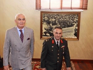 Samsun Garzizon Komutanı,Yılmaz ile görüştü