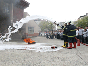 İtfaiye haftasında itfaiyeden atladılar