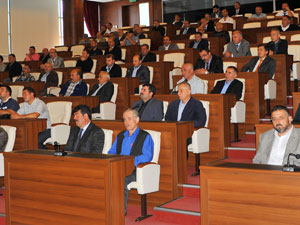 Gümrükçüoğlu Şoför esnafı ile bir araya geldi