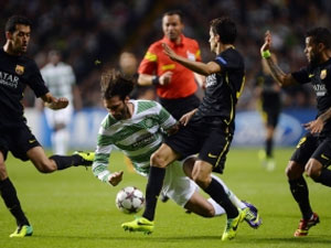 Messi'siz Barca Fabregas'la güldü