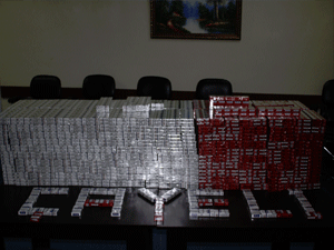 Rize Çayeli'nde kaçak sigara operasyonu