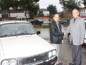 Çalınan otomobil Samsun'da bulundu