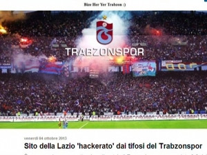 İlginç eylem! Lazio'nun sitesine...