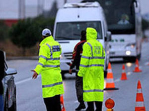 Trabzon'da 15 araç trafikten men edildi!