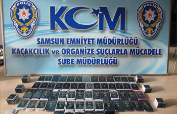 Gümrük kaçağı cep telefonu ele geçirildi !