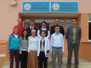 Vezirköprü'de köy ortaokulunda bir ilk