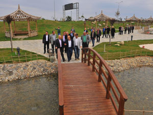 EYOF parkı açılışı yapıldı