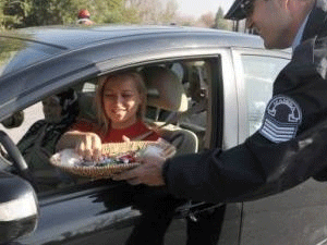Polisten şekerli kolonyalı uyarı