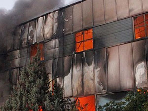 Esenyurt'ta fabrika yangını