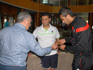 Rizespor' bayramlaşma