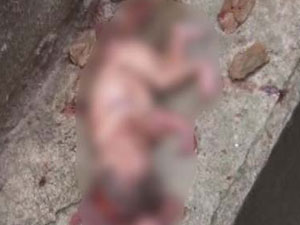 Bebeğini poşete koyup 6. kattan attı!