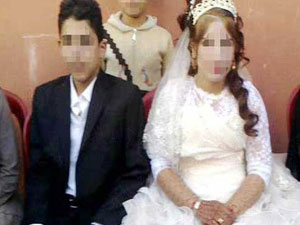 Küçük gelin ve damat yurda yerleştirildi