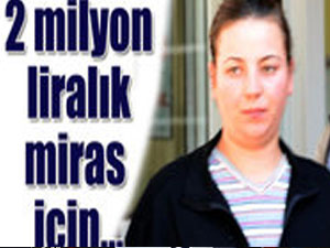 2 milyon liralık miras için babasını öldürttü!