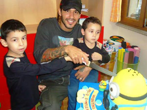 Colman'ın oğluna doğum günü partisi