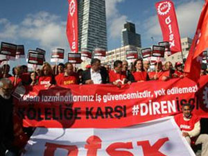 Kıdem tazminatı protestosu