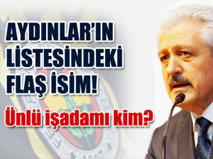 Aydınlar'ın listesindeki flaş isim!