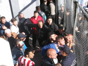 Trabzon'da futbol maçında kavga!