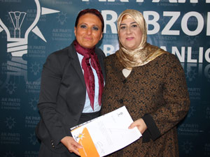 Ak Parti Trabzon'da kadın kollarına atama!