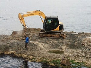 Denizin ortasında define avı!