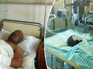 Oğlunu ve kocasını benzin içirip yaktı