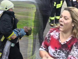 3 yaşındaki Yusuf'u alevlerin arasından çıkardı