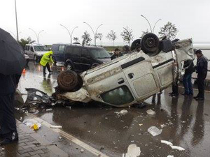 Trabzon'da kaza: 2 yaralı!