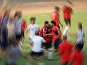 Trabzon takımının maçında olay: 1 Yaralı