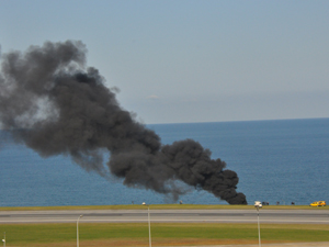 Trabzon'da yangın tatbikatı gerçeğini aratmadı 19 Aralık 2013