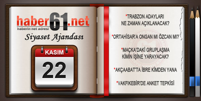 Haber61'in siyaset ajandası