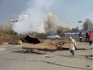 Petrol hattında patlama!