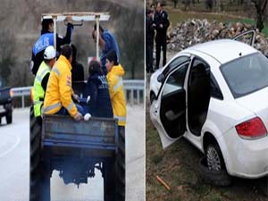 Kaçaklara traktörlü takip