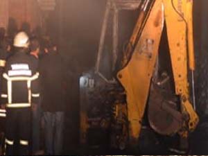 Tosya'da depo yangını!